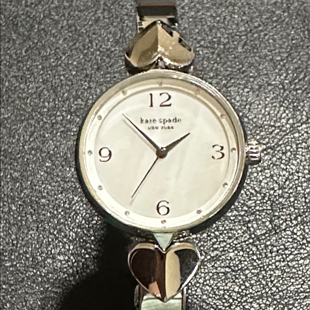 Kate Spade ♠️ New York Hollis Stainless Steel Mother Of Pearl Vintage Watch